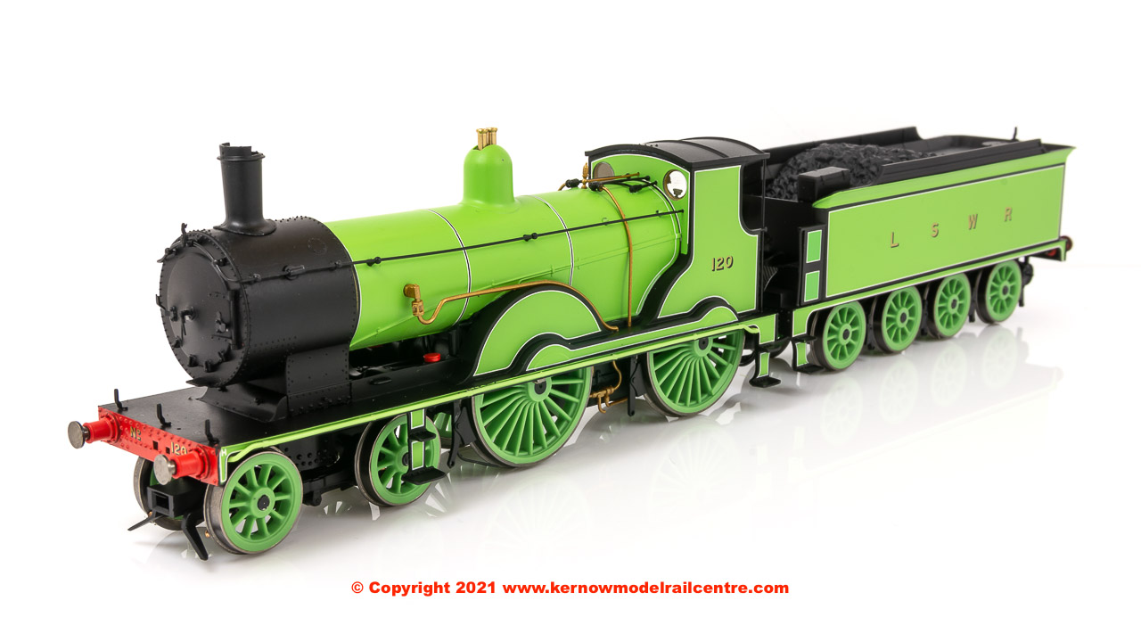 R3863 Hornby Class T9 4-4-0 Steam Locomotive number 120 in LSWR Green livery